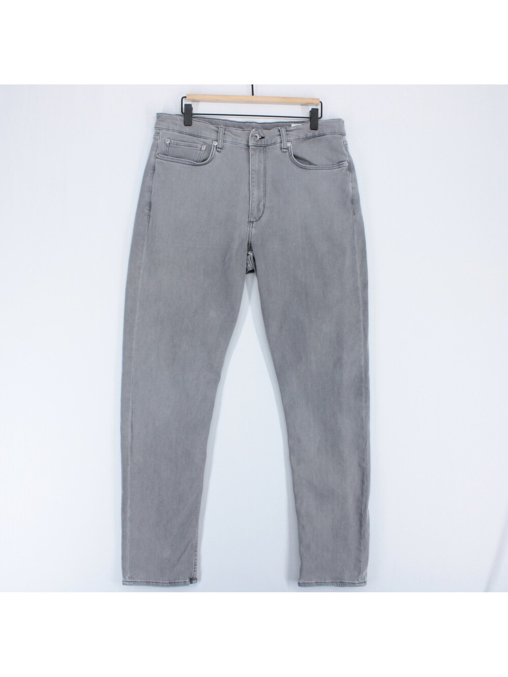 Rag and Bone Fit 2 Jeans Mens 36x32 Gray Slim Stretch Denim 5 Pocket Premium